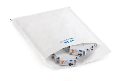 Weiße Luftpolster-Versandtasche
