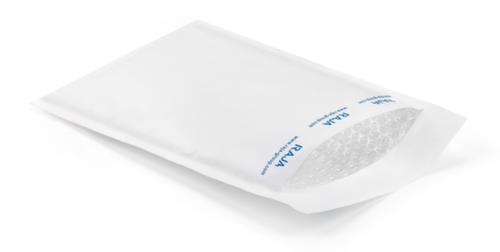 Weiße Luftpolster-Versandtasche