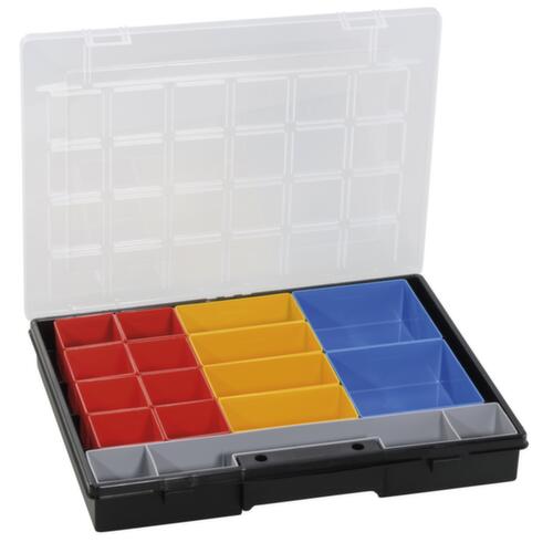 Allit Sortimentskasten EuroPlus Flex 37-17, 16 Kästen, Polypropylen schwarz