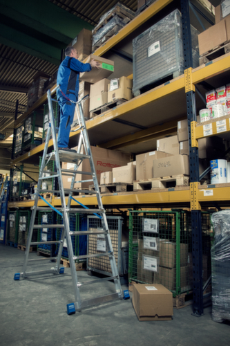 Krause Rollbare Teleskop-Plattformleiter STABILO® Professional