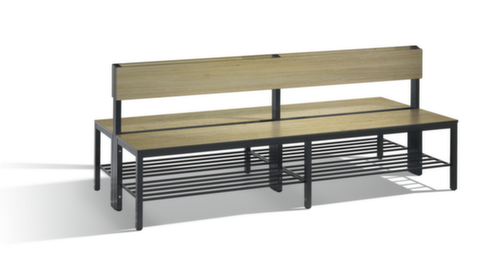 C+P Umkleidebank Basic Plus für Feuchträume