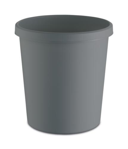 helit Papierkorb the green german aus recyceltem Kunststoff, 18 l, lichtgrau