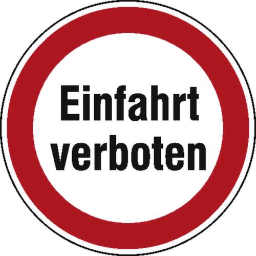 Verbotskombischild SafetyMarking® "Einfahrt verboten", Wandschild, Standard