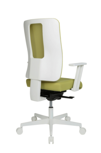 Topstar Bürodrehstuhl Sitness Life 50 mit offenem Rückenträger, Netzrückenlehne mit offenem Rückenträger, senfgrün
