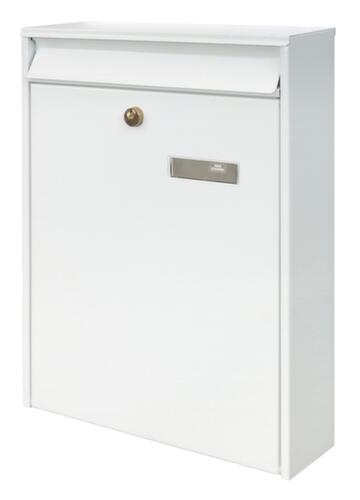 Wandbriefkasten Leipzig mit Namensschild