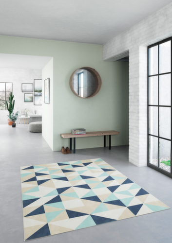 Paperflow Heller Teppich Canvas aus mehrfarbigem Garn