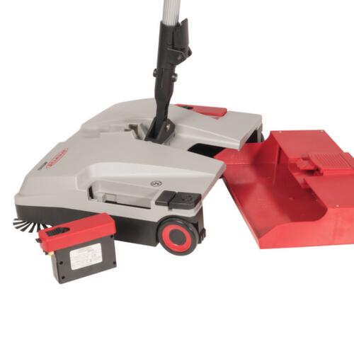 Akku-Kehrmaschine MEDUSA mit 2 Akkus, Kehrbreite 370 mm