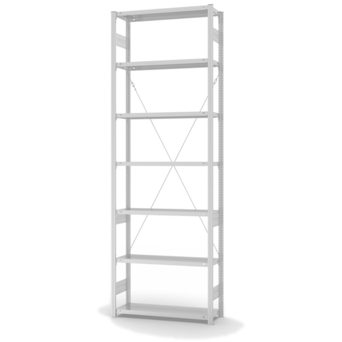 hofe System-Steckregal in Standard Bauart, Höhe x Breite x Tiefe 3000 x 1060 x 335 mm, 7 Böden