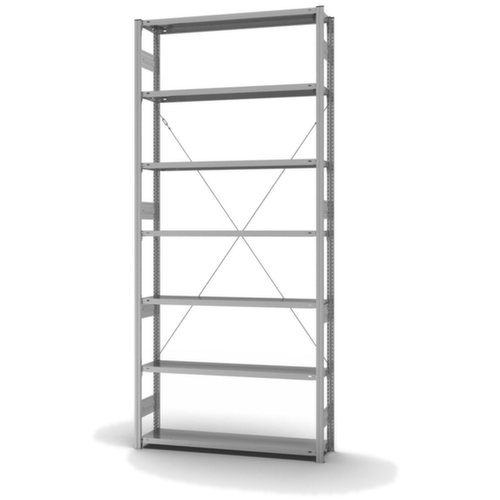 hofe System-Steckregal, Höhe x Breite x Tiefe 3000 x 1360 x 335 mm, 7 Böden