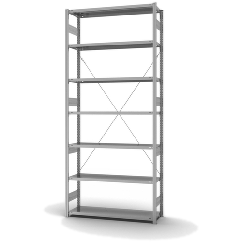 hofe System-Steckregal, Höhe x Breite x Tiefe 3000 x 1360 x 435 mm, 7 Böden