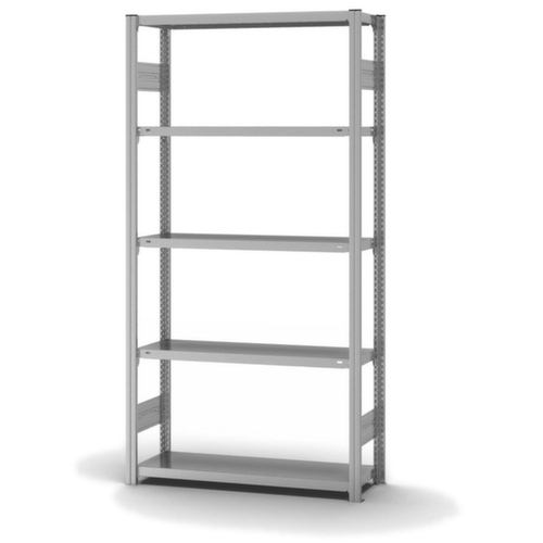 hofe Traversenregal in Standard Bauart, Höhe x Breite x Tiefe 2000 x 1060 x 335 mm, 5 Böden