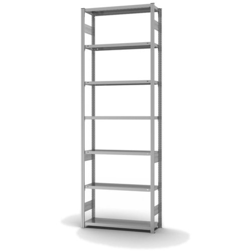 hofe Traversenregal in Standard Bauart, Höhe x Breite x Tiefe 3000 x 1060 x 335 mm, 7 Böden
