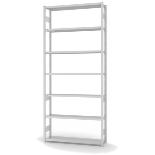 hofe Traversenregal in Standard Bauart, Höhe x Breite x Tiefe 3000 x 1360 x 335 mm, 7 Böden