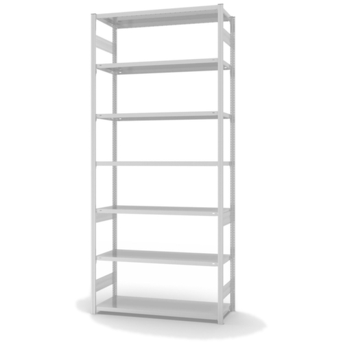 hofe Traversenregal in Standard Bauart, Höhe x Breite x Tiefe 3000 x 1360 x 535 mm, 7 Böden