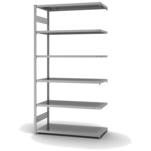 hofe Traversenregal in Standard Bauart, Höhe x Breite x Tiefe 2500 x 1310 x 635 mm, 6 Böden