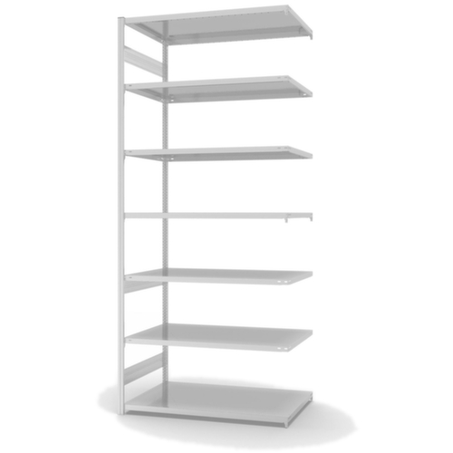 hofe Traversenregal in Standard Bauart, Höhe x Breite x Tiefe 3000 x 1310 x 835 mm, 7 Böden