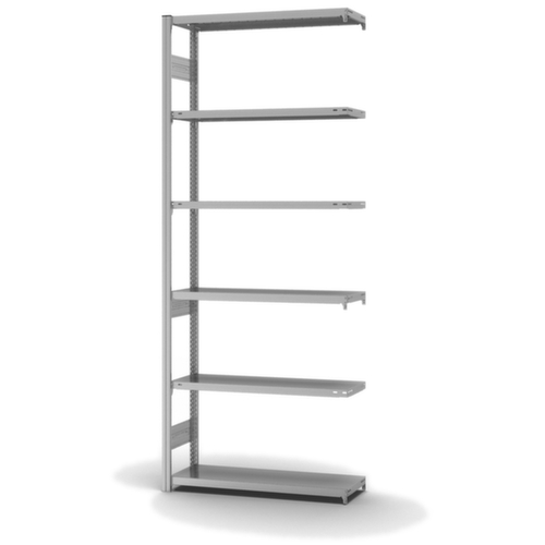 hofe Traversenregal in mittelschwerer Bauart, Höhe x Breite x Tiefe 2500 x 1010 x 335 mm, 6 Böden