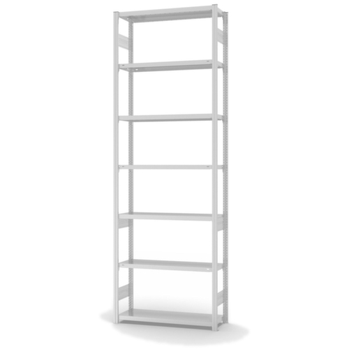 hofe Traversenregal in mittelschwerer Bauart, Höhe x Breite x Tiefe 3000 x 1060 x 335 mm, 7 Böden