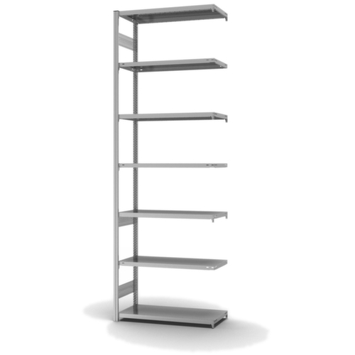 hofe Traversenregal in mittelschwerer Bauart, Höhe x Breite x Tiefe 3000 x 1010 x 435 mm, 7 Böden