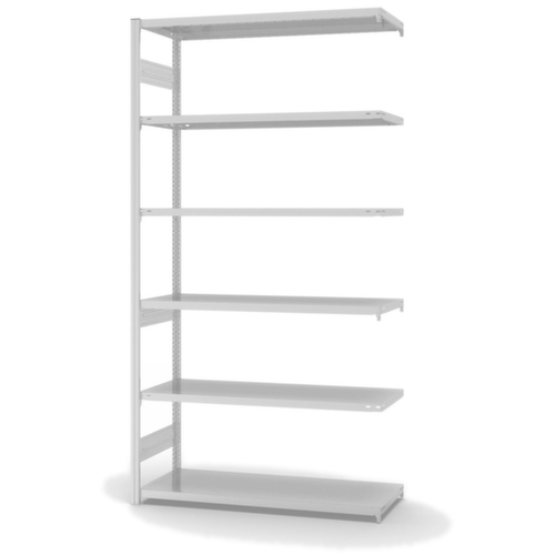 hofe Traversenregal in mittelschwerer Bauart, Höhe x Breite x Tiefe 2500 x 1310 x 535 mm, 6 Böden