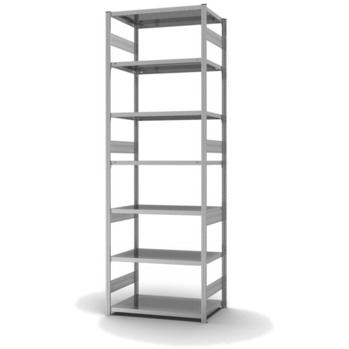 hofe Traversenregal in schwerer Bauart, Höhe x Breite x Tiefe 3000 x 1060 x 635 mm, 7 Böden
