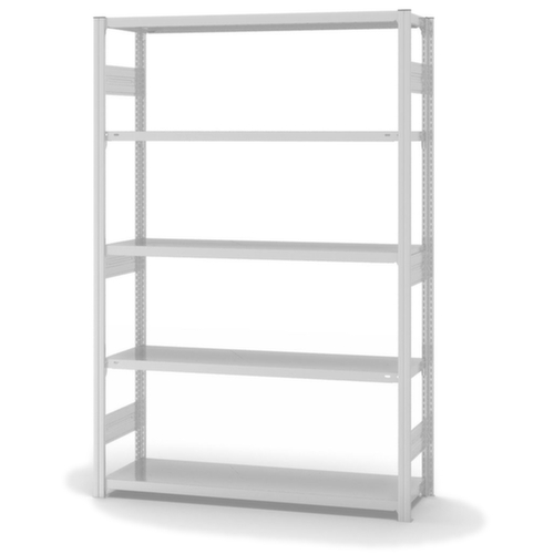 hofe Traversenregal in schwerer Bauart, Höhe x Breite x Tiefe 2000 x 1360 x 435 mm, 5 Böden