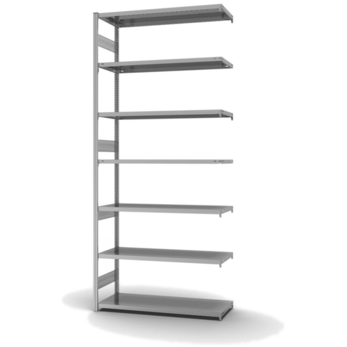 hofe Traversenregal in schwerer Bauart, Höhe x Breite x Tiefe 3000 x 1310 x 535 mm, 7 Böden