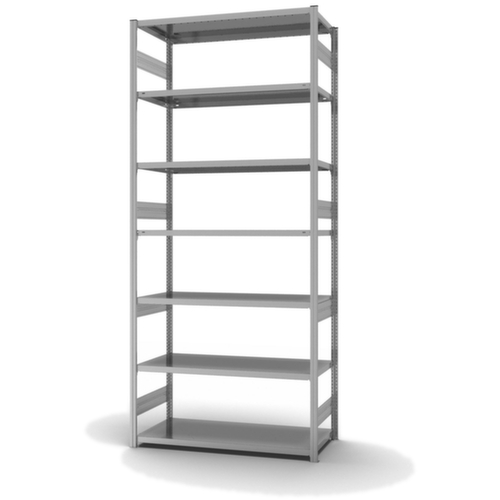 hofe Traversenregal in schwerer Bauart, Höhe x Breite x Tiefe 3000 x 1360 x 635 mm, 7 Böden