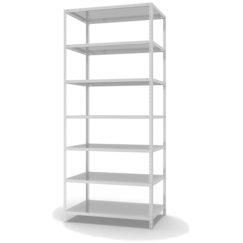 hofe Traversenregal in schwerer Bauart, Höhe x Breite x Tiefe 2000 x 1360 x 635 mm, 5 Böden