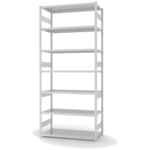 hofe Traversenregal in schwerer Bauart, Höhe x Breite x Tiefe 3000 x 1360 x 635 mm, 7 Böden