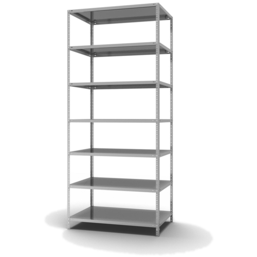 hofe Schraubregal, 7 Böden, mit korrosionsschützender Zinkbeschichtung