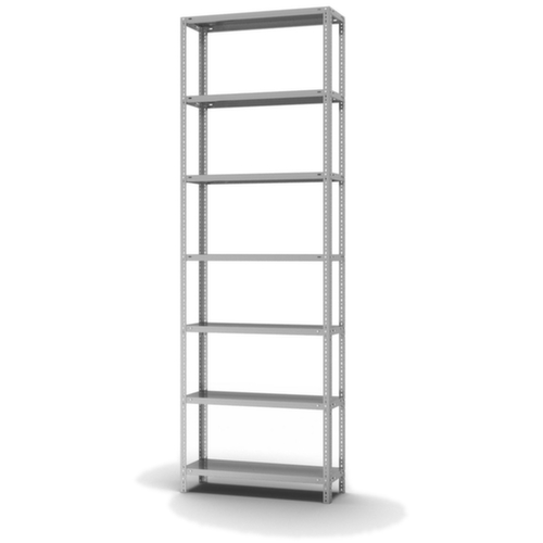 hofe Schraubregal, 7 Böden, mit korrosionsschützender Zinkbeschichtung