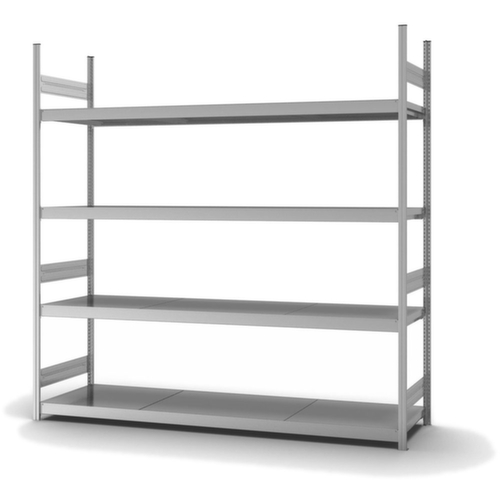 hofe Weitspannregal mit Stahlböden