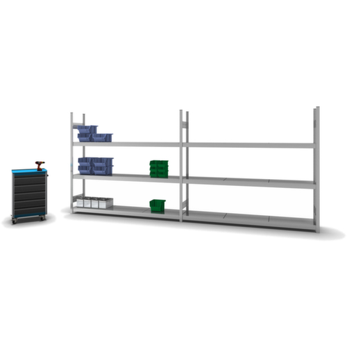 hofe Weitspannregal mit Stahlböden