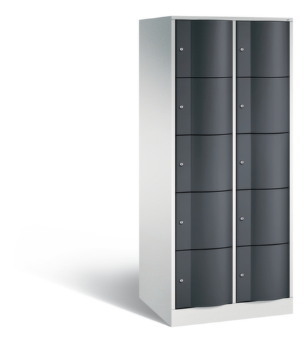 C+P Schließfachschrank Resisto, 10 Fächer