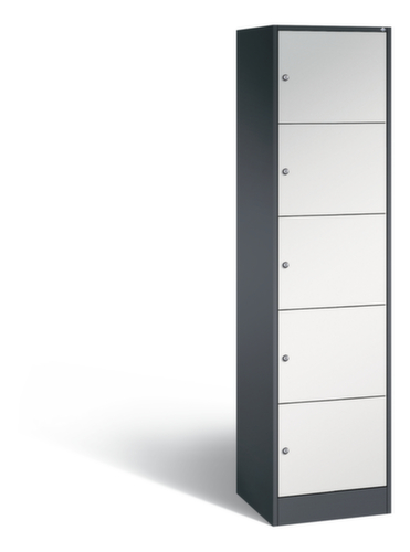 C+P Schließfachschrank Classic, 5 Fächer