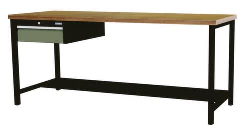 Bedrunka + Hirth Werkbank, 1 Schublade, 1/2 Ablageboden