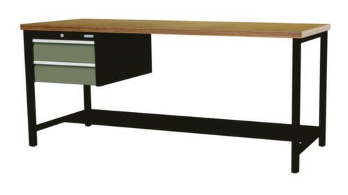 Bedrunka + Hirth Werkbank, 2 Schubladen, 1/2 Ablageboden