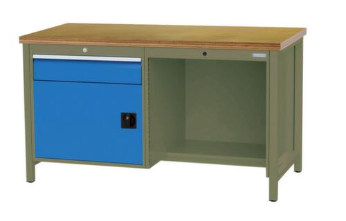 Bedrunka + Hirth Werkbank, 1 Schublade, 1 Schrank, 1/2 Ablageboden