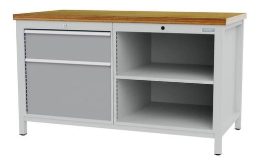 Bedrunka + Hirth Werkbank, 1 Schublade, 1 Schrank, 2 Ablageböden