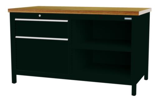 Bedrunka + Hirth Werkbank, 1 Schublade, 1 Schrank, 2 Ablageböden