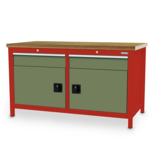 Bedrunka + Hirth Werkbank, 2 Schubladen, 2 Schränke