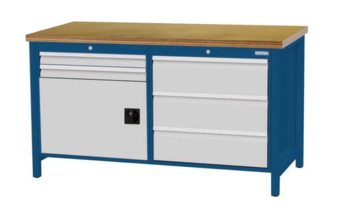 Bedrunka + Hirth Werkbank, 5 Schubladen, 1 Schrank