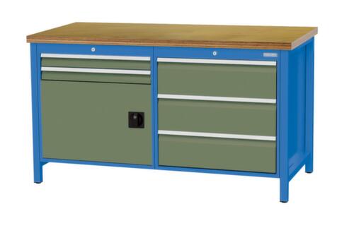 Bedrunka + Hirth Werkbank, 5 Schubladen, 1 Schrank
