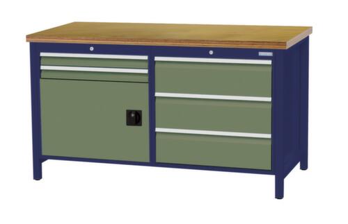 Bedrunka + Hirth Werkbank, 5 Schubladen, 1 Schrank