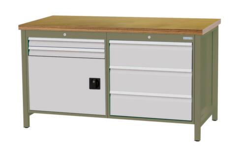 Bedrunka + Hirth Werkbank, 5 Schubladen, 1 Schrank