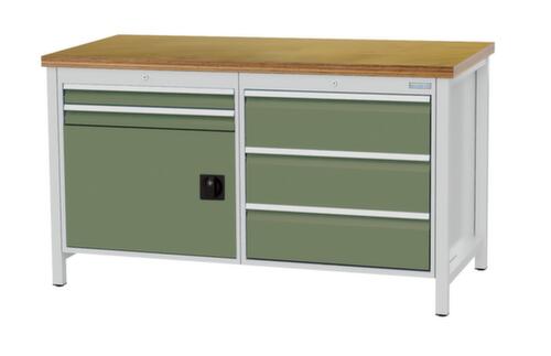 Bedrunka + Hirth Werkbank, 5 Schubladen, 1 Schrank