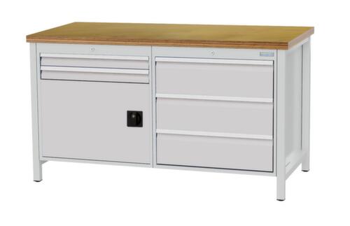 Bedrunka + Hirth Werkbank, 5 Schubladen, 1 Schrank
