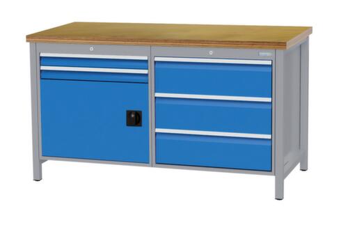 Bedrunka + Hirth Werkbank, 5 Schubladen, 1 Schrank