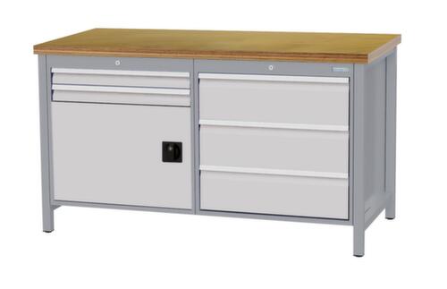Bedrunka + Hirth Werkbank, 5 Schubladen, 1 Schrank